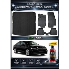 Yek Cars Skoda Super B 2026 Model 3D Kokusuz Havuzlu Paspas Takımı  ve 3D Bagaj Havuzu