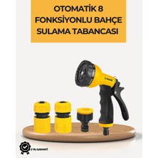 Eco Lounge 8 Modlu Bahçe Sulama Tabancası Seti Bitki Çiçek Araç Temizleme