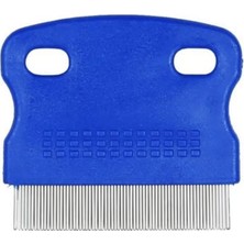 Easera Ticaret Profesyonel Metal Dişli Bit ve Pire Temizleme Tarağı - Mavi