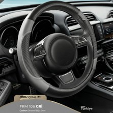 Form Frm 106 Carbongrip Geçmeli Direksiyon Kılıfı – Carbon Desenli Düz Deri – Çok Renk Seçenekli