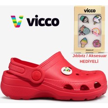 Vicco Didim Jıbbıtz Aksesuar Hediyeli Ortopedik Unisex Çocuk Terlik