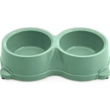 byasafkids Kedi ve Köpek Mama ve Su Kabı Büyük - Yeşil