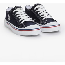 U.S. Polo Assn. Kadın Lacivert Slip-on Ayakkabı Tekstil Düz Taban Orta Topuk 50323152-VR033