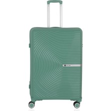 Mçs Unisex Lüx ve Ultra Esnek Kırılmaz Teleskopik Saplı 360C° Döner 4 Çift Tekerli Valiz