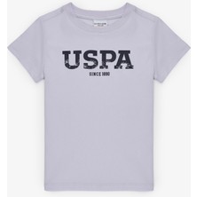 U.S. Polo Assn. Erkek Çocuk Lila Bisiklet Yaka Basic Tişört 50325607-VR034