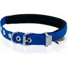 Terrien Yumuşak Destekli ve Dokuma Mavi Kedi/köpek Boyun Tasması Mavi