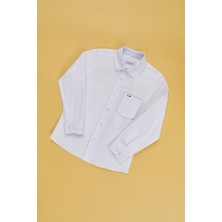 U.s. Polo Assn. Erkek Çocuk Beyaz Gömlek Desenli 50324676-VR013