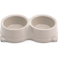 Terrien Kedi ve Köpek Mama ve Su Kabı Büyük - Beyaz