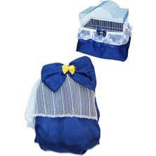 Easera Ticaret Lüks Kuş Kafesi Tülü Mavi S M L Beden