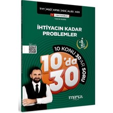 Marka Yayınları Kpss Meb-Ags Yks Tyt Msü Dgs Ales Ihtiyacın Kadar Problemler Kampı 10 Da 30 Soru Bankası