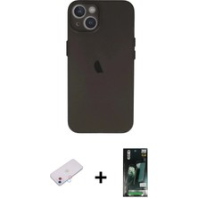 Nuveden Ieg™ iPhone 13 Kılıf Yadigar Yansıma Serisi - Şeffaf 360 Full Body Arka Koruyucu + Pembe Renkl