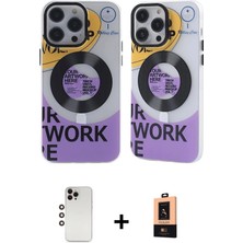 Nuveden Ieg™ iPhone 13 Pro Max Kılıf Nova Doku Koleksiyonu - Şeffaf Maxco Cam Ekran Koruyucu + Gökkuş