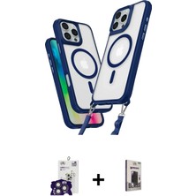 Nuveden Ieg™ iPhone 16 Pro Max Kılıf Atlas Doku Koleksiyonu - Siyah Bilvis Hayalet Cam Ekran Koruyucu +