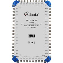 Atlanta 10/32 10x32 Santral Merkezi Sistem Multiswitch ( Sonlu ) + Adaptör