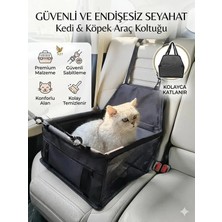 Ankaflex Exp Evcil Hayvan Oto Çantası Kedi Köpek Araç Taşıma Çantası Pet Seyahat Araba Çantası Pratik Aparat