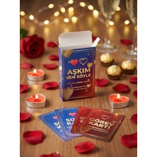 Aşkım Sen Söyle | Sevgililer Için Kart Oyunu | Konuşma Kartları | Sevgililer Günü Kart Oyunu