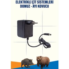 Atlas Ürünleri 12V 3 Amper Trafolu Adaptör - Elektrikli Çit Ev Elektriği ile Çalışan Güç Kaynağı