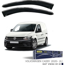 Niken VW Caddy 2020 ve Sonrası  Kromlu Cam Rüzgarlığı 2'li