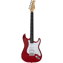 Strauss ST-20HHSSB-RD Elektro Gitar-Metalik Kırmızı