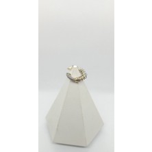 Gold Renk Sarmal Halka ve Taş Detaylı Earcuff
