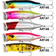 Eurofish Aragon Rasta Popper 70MM 10GR Su Üstü Maket Balık