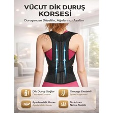 Kifoz Skolyoz Dikduruş Korsesi Medikal Sırt Korsesi Kamburlukönleyici Korse Bel Destekli Korse