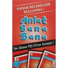 Anlat Sana Bana Yasaklı Kelime Kart Oyunu Kırmızı
