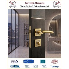 Sofuoğlu Batum Rozetli Kapı Kolu - Albifirin Saten - Orjinal Ürün - Wc Banyo