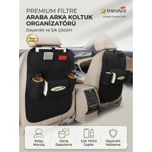 Ankaflex 2 Adet Araç Içi Oto Koltuk Arkası Organizer Koltuk Arkası Eşya Düzenleyici Telefon Tablet Tutucu Cepli Eşya Çantası