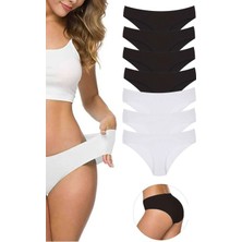 Modanı Seç 7 Adet Kadın Dikişsiz Lazer Kesim Esnek Iz Yapmayan Külot S1