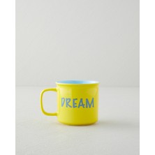 English Home Cheer and Dream Seramik Kupa 315 Ml Sarı