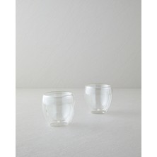 English Home Santos Borosilikat 2’li Double Wall Bardak 250 ml Şeffaf