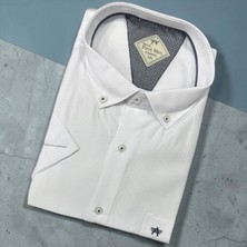 Eren Style Linen Keten Klasik %100 Cotton Kısa Kollu Terletmeyen Gömlek