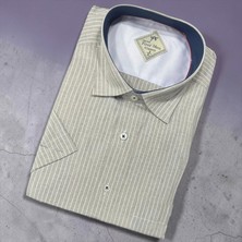 Eren Style Linen Keten Klasik %100 Cotton Kısa Kollu Terletmeyen Gömlek