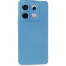 Herşey Trend Herşeytrend Xiaomi Redmi Note 13 Pro 5g Kılıf Nano Içi Kadife Silikon - Mavi