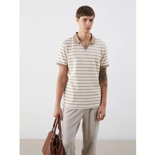 Lc Waikiki Yeni Sezon Polo Yaka Çizgili Erkek Tişört