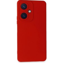 Herşey Trend Herşeytrend Vivo Y27 Kılıf Nano Içi Kadife Silikon - Kırmızı