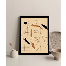 Harikabirev Çerçevesiz Çerçeve Görünümlü Mdf Tablo (Line Abstract) 3 |çtkmdf