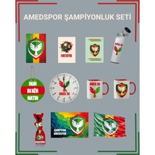 Zerya Amedspor Şampiyonluk Seti - Amed Spor  Bayrak - Kupa - Termos -Saat -Poster -Kapı Süsü -Büyük Set