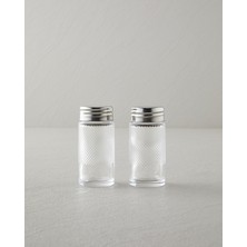 English Home Hexa Cam 2'li Tuzluk - Biberlik 4x9 cm Şeffaf