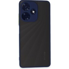 Herşey Trend Herşeytrend Infinix Hot 30 4g Kılıf Montreal Silikon Kapak - Lacivert