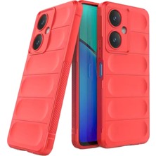 Herşey Trend Herşeytrend Vivo Y27 Kılıf Optimum Silikon - Kırmızı