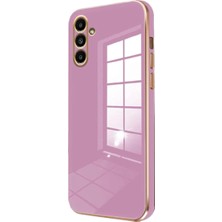 Herşey Trend Herşeytrend Samsung Galaxy A15 4g Kılıf Volet Silikon - Mor