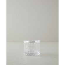 English Home Serene Calm Cam Şekerlik 9x9,5x7,5 cm Şeffaf
