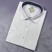 Eren Style Linen Keten Klasik %100 Cotton Kısa Kollu Terletmeyen Gömlek
