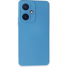 Herşey Trend Herşeytrend Vivo Y27 Kılıf Nano Içi Kadife Silikon - Mavi