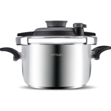 PremiumPort Sağlam ve Şık 4 Litre Düdüklü Tencere, Güçlü ve Dayanıklı Tasarım