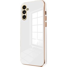 Herşey Trend Herşeytrend Samsung Galaxy A25 5g Kılıf Volet Silikon - Beyaz