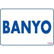 Ennalbur Banyo Uyarı Levhası 17,5X25 KOD:1688