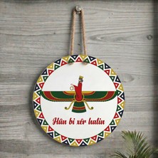 Zerya Xemla Deriyan - Ahura Mazda Tasarımlı Kürtçe Kapı Süsü